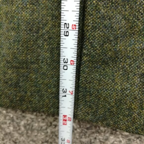Joseph Turner Yorkshire Gilet Waistcoat Moon Tweed Wool Green Sz 46 - Picture 9 of 10